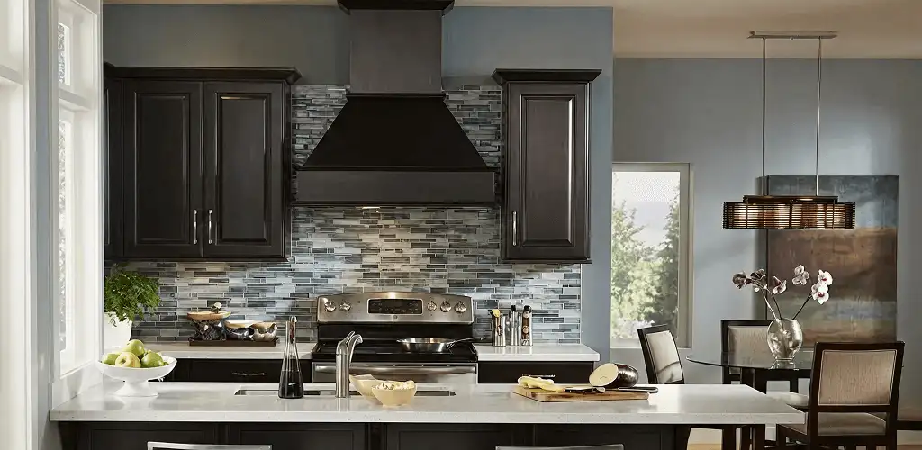 Kitchen cabinet painting and refinishing in a modern kitchen in Wilmington, NC
